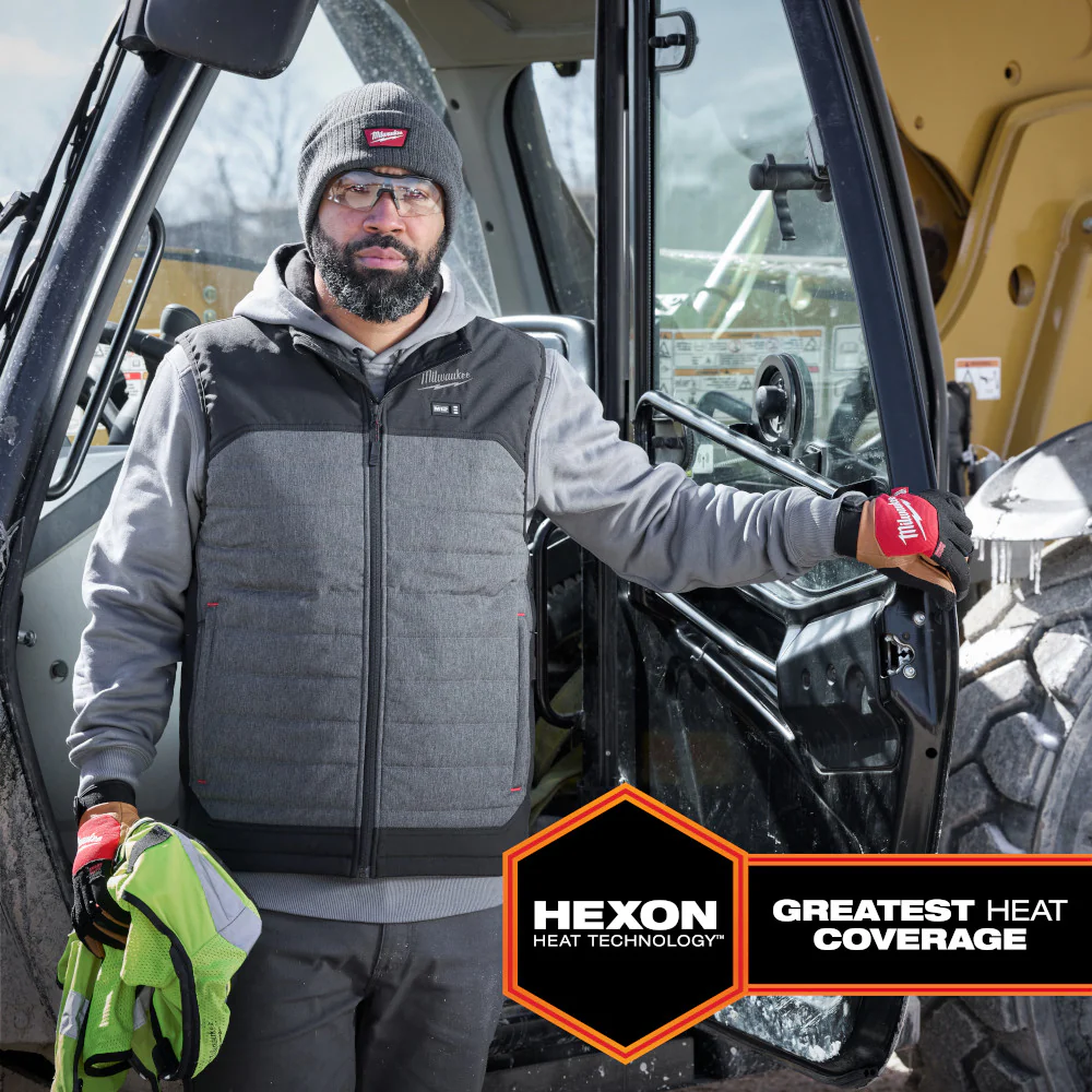 Milwaukee M12 Heated AXIS Vest Kit with HEXON Heat Technology M12 M300B-21S - Image 181
