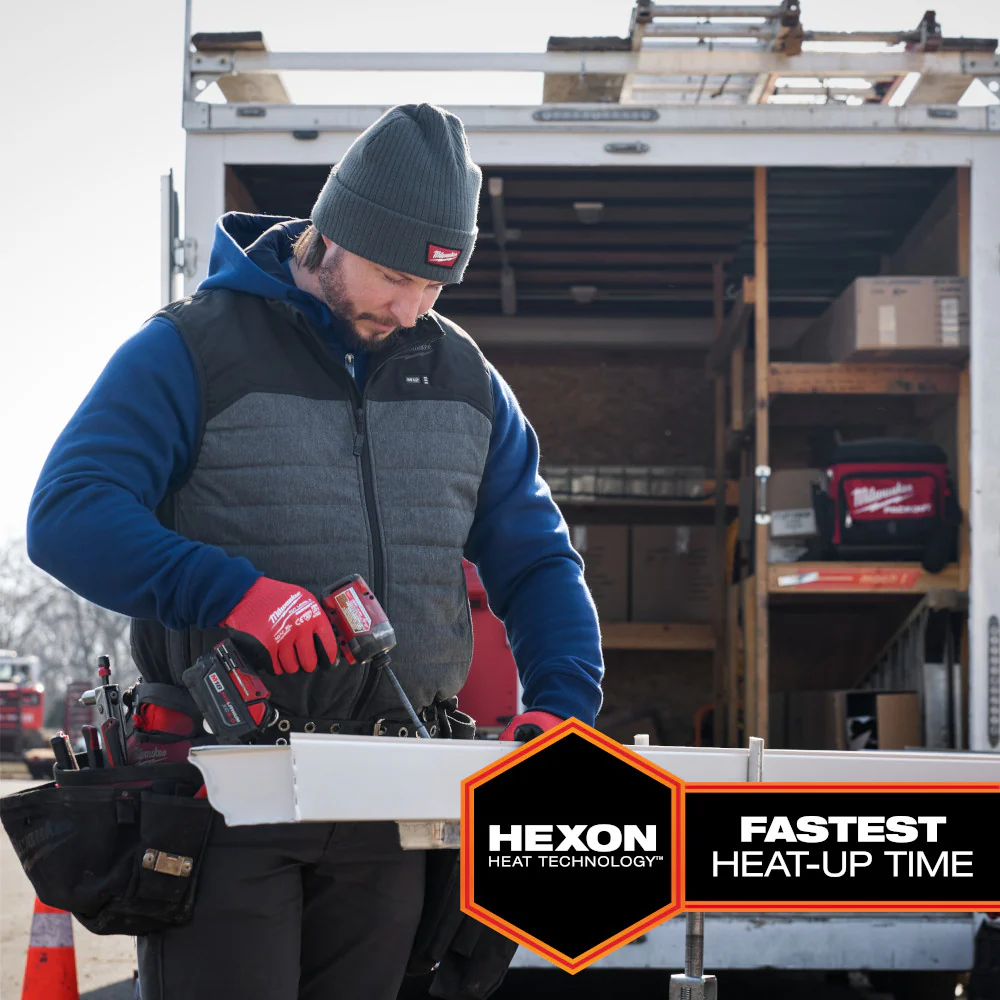 Milwaukee M12 Heated AXIS Vest Kit with HEXON Heat Technology M12 M300B-21S - Image 63
