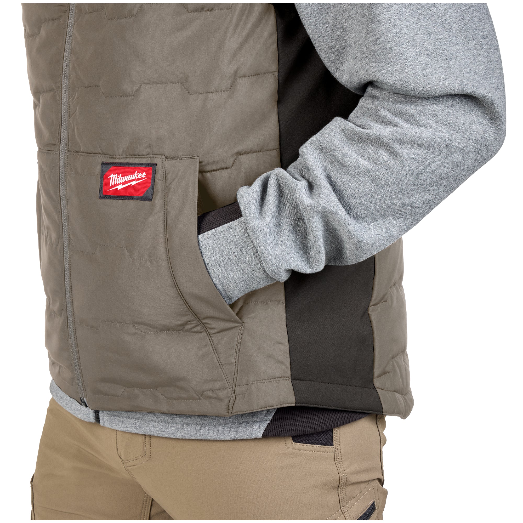 Milwaukee Men's FREEFLEX Vest - Brown XL M350N-XL - Image 8