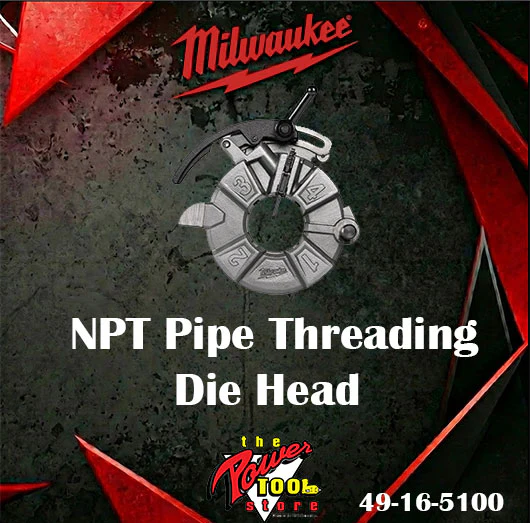 Milwaukee MX FUEL Pipe Threading Machine MXF512-2XC + FREE  NPT Pipe Threading Die Head w/ Micro-Adjust 49-16-5100 - Image 2