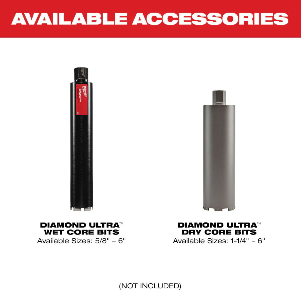 Milwaukee MX FUEL Handheld Core Drill Kit MXF301-2CP - Image 8