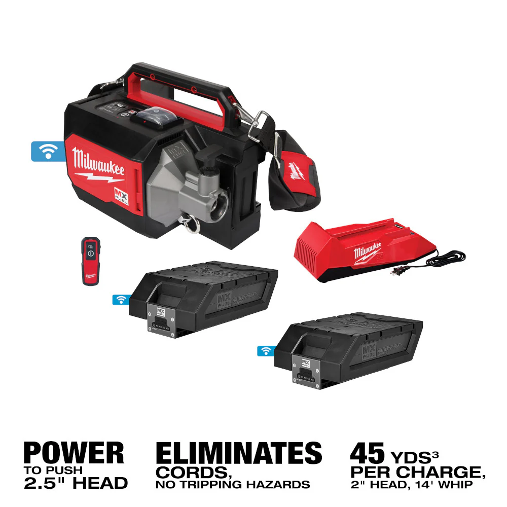 Milwaukee MX FUEL Concrete Vibrator Kit MXF370-2XC - Image 5