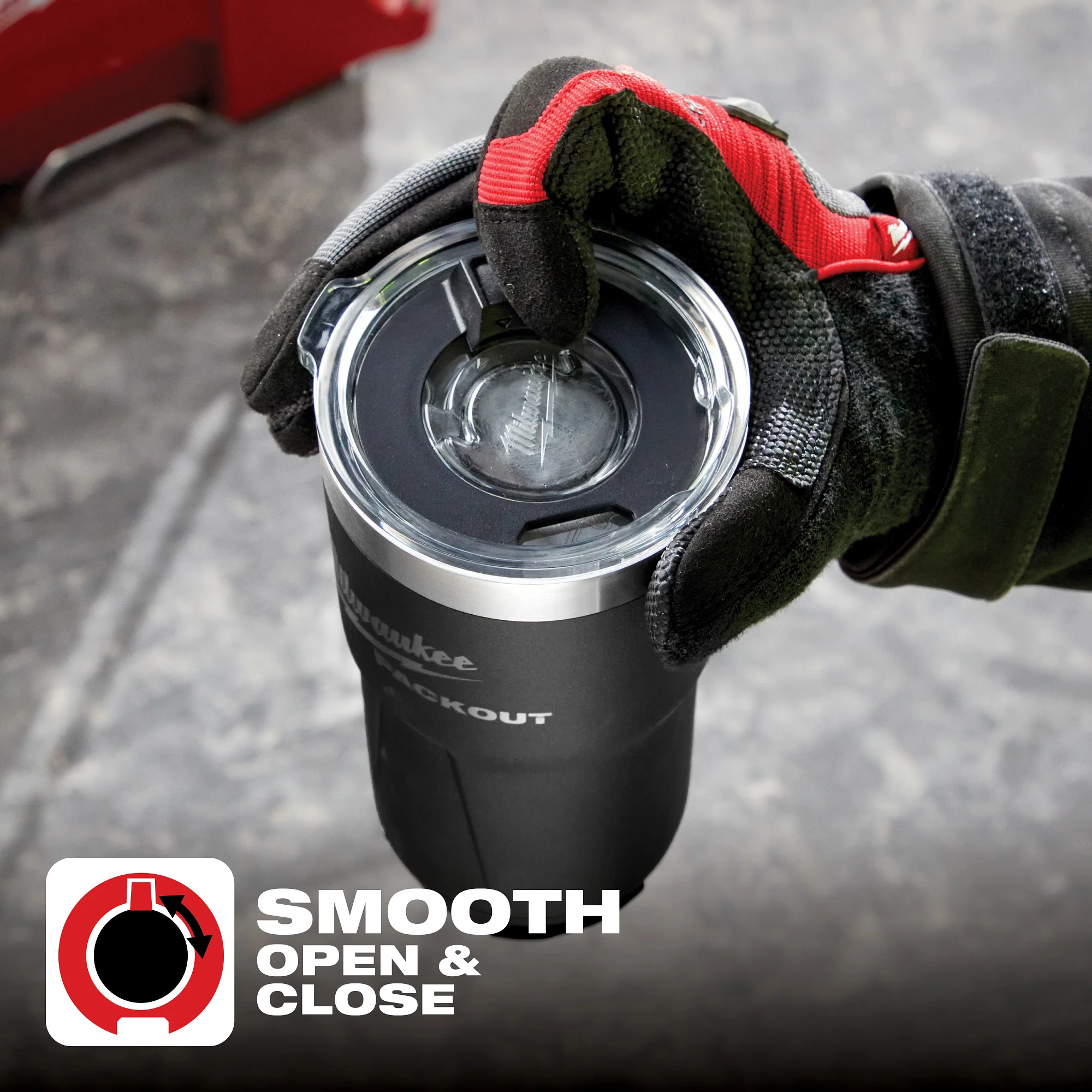Milwaukee PACKOUT 20oz Tumbler - Black 48-82-8392B - Image 3