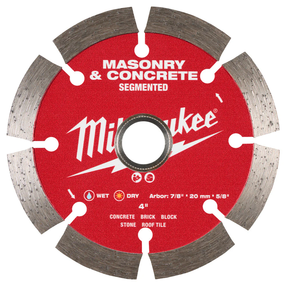 Milwaukee 4-1/2" Segmented Masonry & Concrete Diamond Blade 49-93-9302 - Image 2