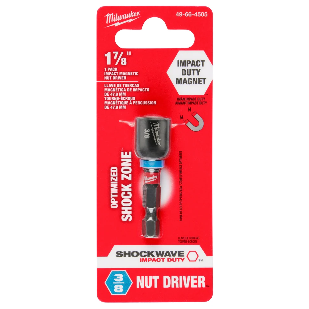 Milwaukee SHOCKWAVE Impact Duty 1/4" Magnetic Nut Driver 49-66-4522 - Image 40