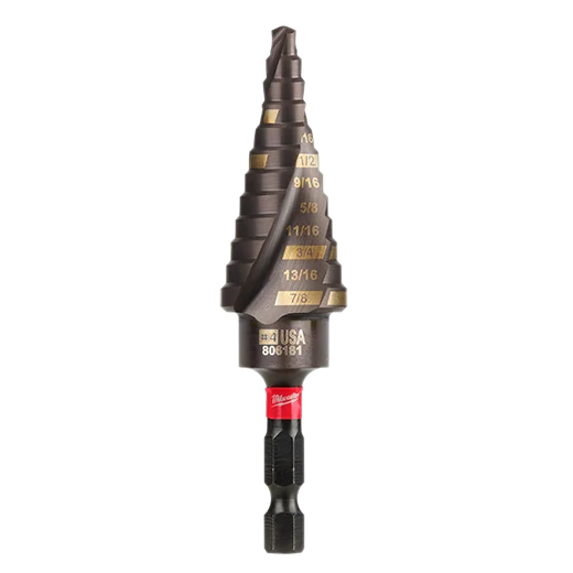 Milwaukee SHOCKWAVE Impact Duty 1/8" - 1/2" Step Bit #1 48-89-9241 - Image 31