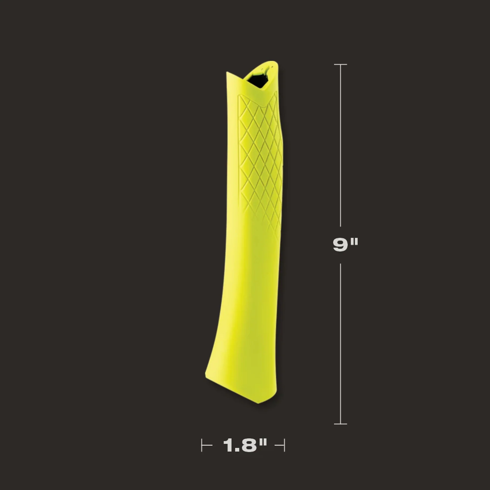 STILETTO STL HI VIS YELLOW CRVD REPL GRIP TBRG-Y - Image 4