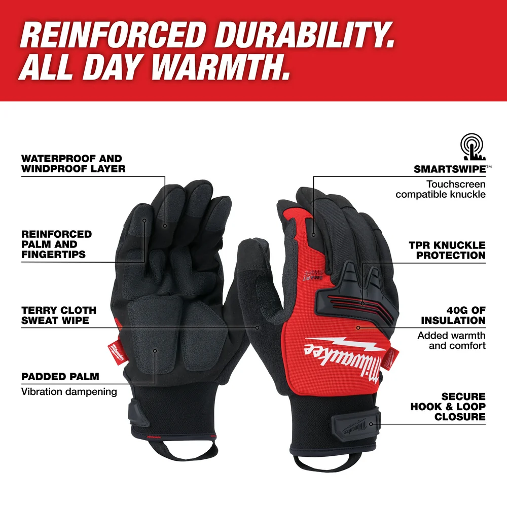 Milwaukee Winter Demolition Gloves - 48-73-0040 - Image 3