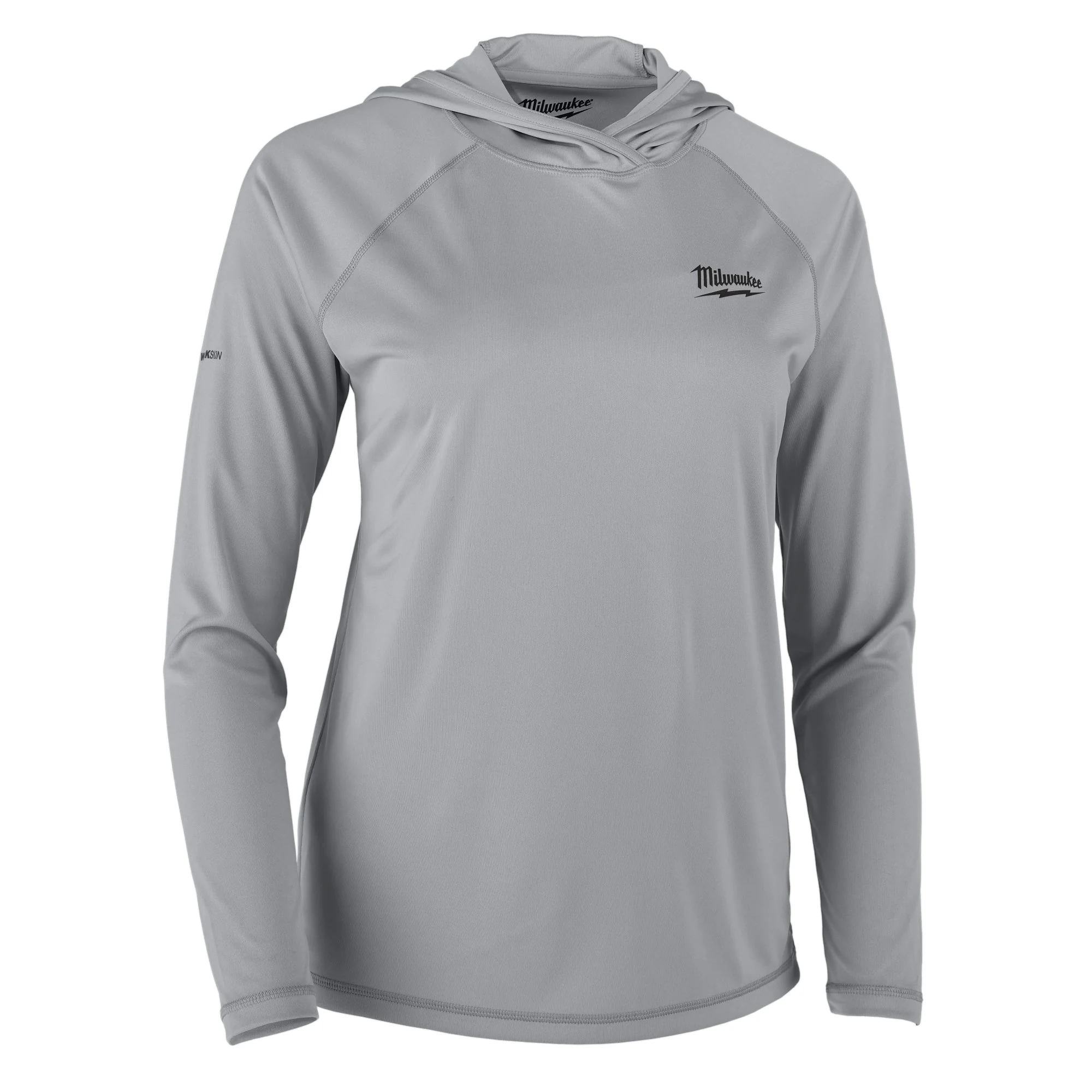 Milwaukee Women’s WORKSKIN Hooded Sun Shirt - Gray 2X F550G-2X