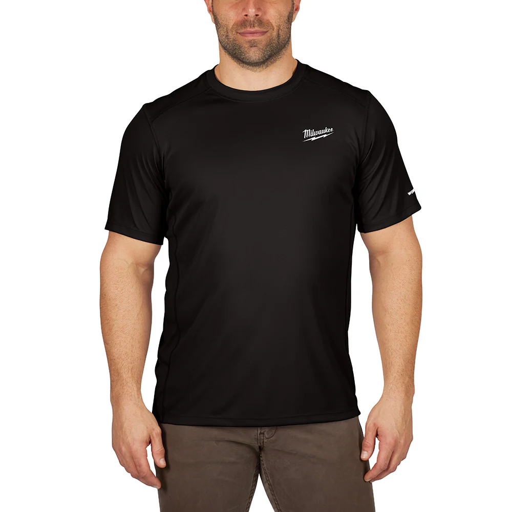 Milwaukee WORKSKIN™ Lightweight Performance Short Sleeve Shirt - Black (Small) 414B-S - Image 54