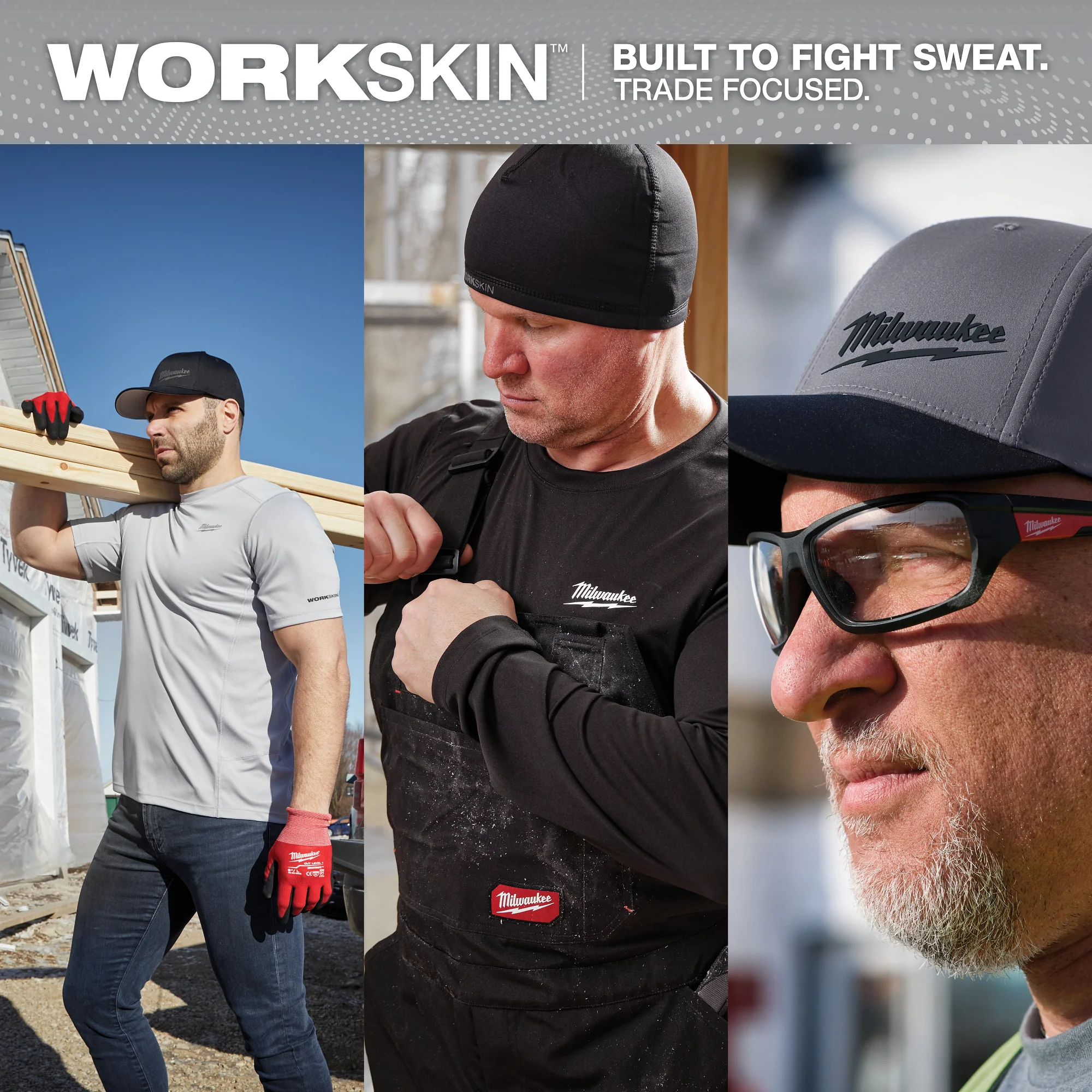 Milwaukee WORKSKIN Hooded Shirt Orange M M550A-M - Image 10
