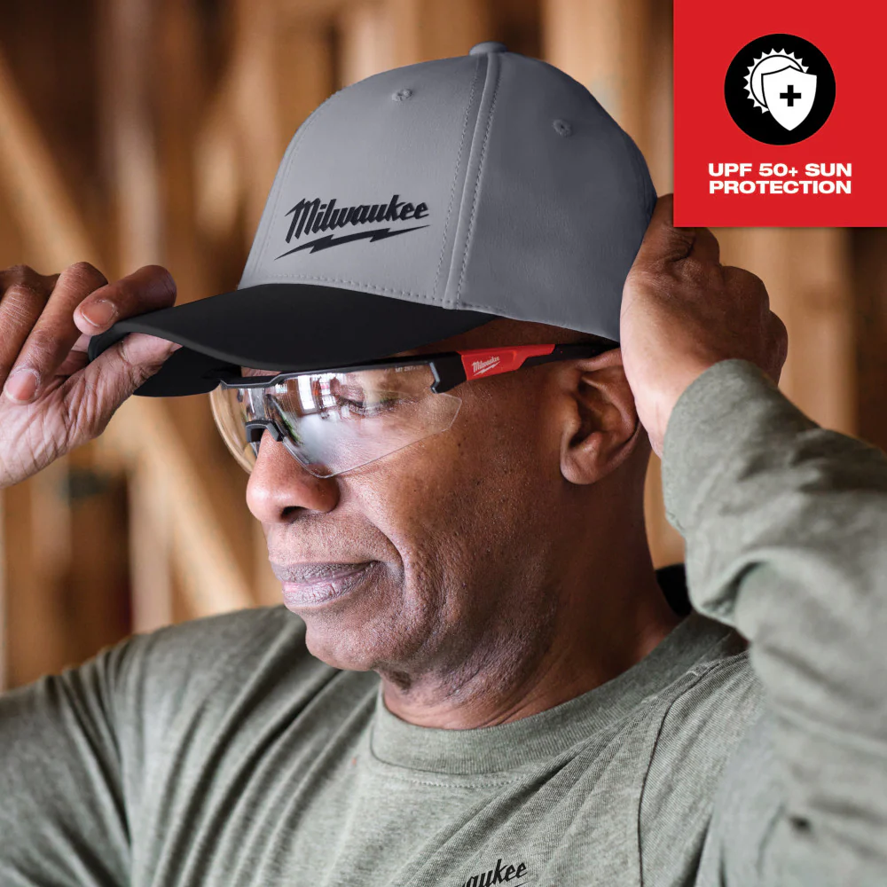 Milwaukee WORKSKIN Performance Fitted Hat Gray S/M 507G-SM - Image 56