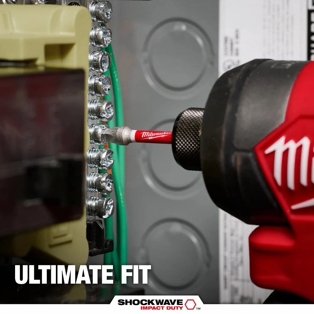 Milwaukee SHOCKWAVE Impact Duty 1" SQ2 Driver Bits 48-32-4422 - Image 4